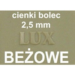 KABBER LUX  c.bol. 2,5 mm beżowe . WYBÓR  ROZMIARÓW