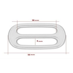 Regulator metal sztywny 40/25/3mm nikiel .