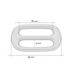 Regulator metal sztywny 30/25/3mm nikiel .
