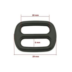 Regulator metal sztywny 20/23/3mm czarny .