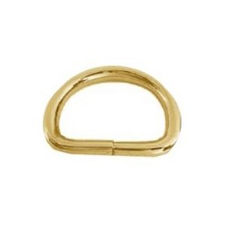 Półkole kaletnicze   25/3 mm złoto .