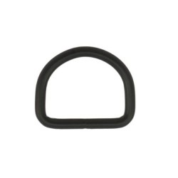 Półkole kaletnicze   20/3 mm czarny mat .