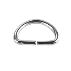 Półkole kaletnicze   30/4 mm nikiel .