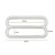 Regulator metal sztywny 38/20/2mm nikiel .