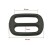 Regulator metal sztywny 25/25/3mm czarny .