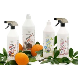 CZYSTA KUCHNIA - zestaw 4 produkty   Bioplastic&Steel op.1L * Freeclean op 1L * Dish Wasch cytrnowy op.1L * Stone Orange op.1L