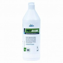 POLYCLEAN 1L - Płyn do podł. wys.połysk   Profesionalny płyn do mycia podłóg z wysokim połyskiem