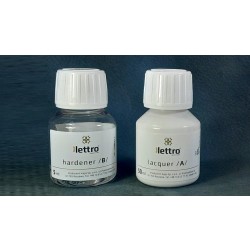 LETTRO RedyeSet lakier 50+5ml - biały .