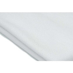 Tkanina POLAR podszewkowy 2mm biały gramatura 140g/m2 , szer. tkaniny 150 cm