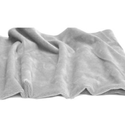 Tkanina futerkowa MINKY gładki  j.popiel  długość włosa 1mm,  szerokośc tkaniny 150 cm