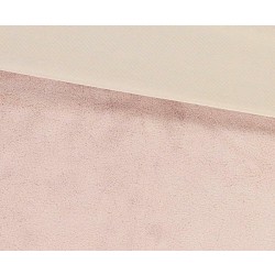 Tkanina futerkowa FUR SUPER GŁADKA róż  długość włosa 10mm, szerokośc tkaniny 150 cm
