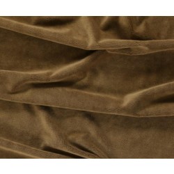 Tkanina futerkowa MINKY LEO jasny brąz  długość włosa 3mm,  szerokośc tkaniny 150 cm