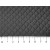 Dzianina pikowana KR7  czarna  krateczka 7x7mm ,  szerokośc tkaniny 150 cm