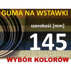 GUMA 145mm na wstawki  WYBÓR KOLORÓW .